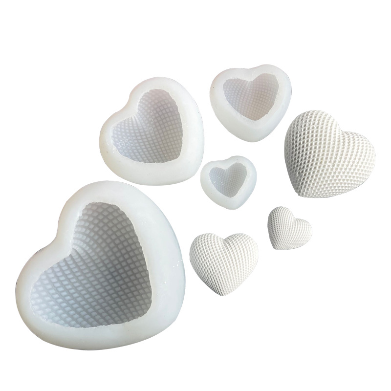 Lot De 3 Moules En Silicone 3D Pour Bougies En Forme De Robe