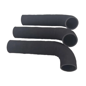 Manguera de agua y combustible de silicona trenzada negra de gran diámetro producida en fábrica Servicio de corte y soldadura personalizado Manguera de tela de goma EPDM - Product Image 1