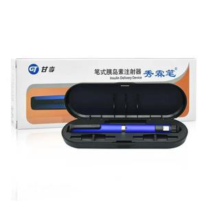 <span class=keywords><strong>Stylo</strong></span> <span class=keywords><strong>injecteur</strong></span> d'<span class=keywords><strong>insuline</strong></span> réutilisable pour usage corporel avec cartouche et boîte d'emballage en verre - Product Image 3