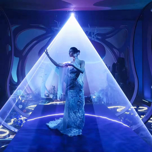 Luces Láser RGB de 10W TMUT con Control DMX512, Efecto de Copos de Nieve, Clasificación IP20, para Bodas, Espectáculos de DJ y KTV - Product Image 1