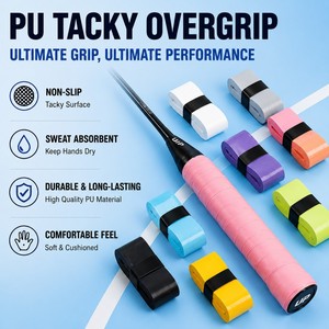 Sangle de raquette en PU écologique antidérapante personnalisée pour le badminton, le pickleball, le <span class=keywords><strong>tennis</strong></span> et le padel, compatible Wilson, Head, <span class=keywords><strong>Yonex</strong></span> - Product Image 3