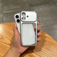 Étui de téléphone en acrylique coloré de luxe pour iPhone 17 Pro Max, pour iPhone 15 16 Pro Max, étui coréen mignon de couleur unie
