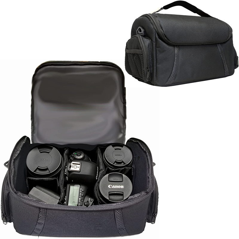 Сумка для видеокамеры, Дорожный Чехол через плечо, сумочка для камеры, большой кошелек для объектива камеры
