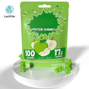 LUVVITA Gomitas de Proteína Personalizadas al por Mayor, BCAA con Sabor a Frutas, 17g, Aislado de Proteína de Suero para Recuperación Muscular, para Adultos, Hombres, Mujeres, Deportes y Gimnasio - Product Image 2