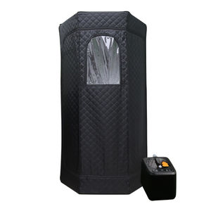 التخلص النهائي حجم كامل صندوق التعرق ساونا للشخص ساونا فقدان الوزن قابلة للطي غرفة ساونا بالبخار مع 3 لتر البخار - Product Image 1