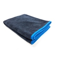 Accessoires automobiles : Serviette de séchage pour voiture en microfibre à boucles torsadées simples 8000 GSM, 40*60 cm, pour le detailing automobile, le lavage et le nettoyage