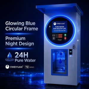 Distributore Automatico d'Acqua con Osmosi Inversa, <span class=keywords><strong>ATM</strong></span> per Acqua Filtrata, Esterno, 24H, con Monete, QR, Carta, Smart IoT, OEM, UV, 4G, in Acciaio Inox - Product Image 2