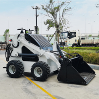 Mini-chargeuse sur pneus Kubota, 4 roues motrices, moteur diesel Euro5/EPA, certifiée EPA, haute efficacité, micro-chargeuse, godet de 0,12 m