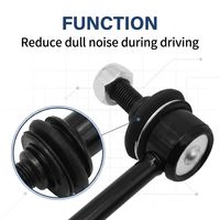 Pour Hyundai Sonata Azera Kia Optima Cadenza, biellettes de stabilisation arrière 55530-3R000 555303R000, paire de biellettes de barre stabilisatrice