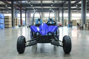 Kart à pédales tout-terrain pour adultes 200cc à transmission par chaîne et frein à disque 200 - Product Image 3