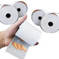 Gulungan Kertas Termal Cetak 80mm*80mm 55gsm untuk Mesin ATM POS