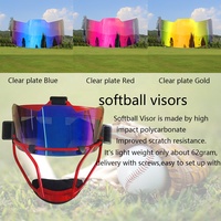 2023 nouveau masque de sport de softball visière accessoires de sport de qualité supérieure durables pour softball