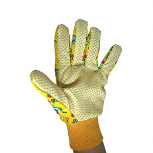 <b>Garden</b> Glove with Nitrile Coated Floral Print <b>Liner</b> Anti-Slip Tear-Resistant & Durable 10 Inch - Product Image 4