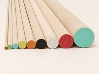 SYBW-914-B1 Droit 1/4*36 pouces | Chevilles en bois de bouleau naturel de haute précision 6,35*914 mm pour meubles, jardin, projets de bricolage et artisanat