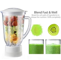 Groothandel RVS Elektrische Blender 4-in-1 Voedselverwerker Smoothie Buitengebruik Fruitpers IJskruiser Molen