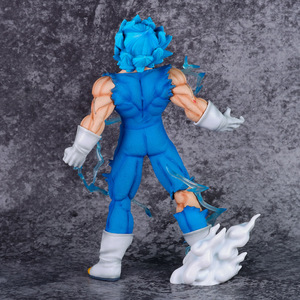 Figura de Acción de Anime de Dragon Ball Super Saiyan en Oferta, <span class=keywords><strong>Majin</strong></span> <span class=keywords><strong>Vegeta</strong></span> de 4 Cabezas, Modelo de PVC de 27 cm, Juguete con Adorno de Luz LED - Product Image 4