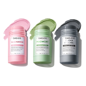 Masque de boue pour le visage Pores profonds nettoyant Alaska volcan dissolvant de points noirs armoise acné niacinamide masque d'argile éclaircissant bâton - Product Image 1