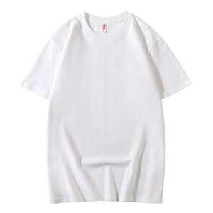 Herren 210GSM T-Shirt aus gekämmter Baumwolle Doppel garn konstruktion Einfarbig Übergroßer Rundhals ausschnitt - Product Image 6