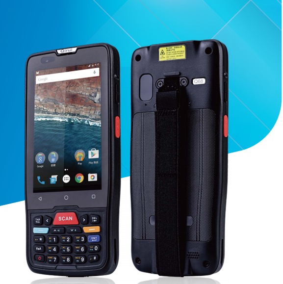 Q68 Android Barcode Scanner , Android 9, Mobile Computer Handheld Rugged PDA Wireless GPS 1D/2D/QR Barcode Scanner Collector