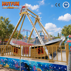 Petit parc d'attractions mobile monté sur remorque, manèges <span class=keywords><strong>de</strong></span> bateaux pirates - Product Image 5