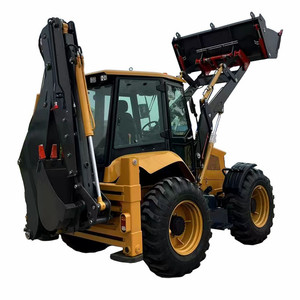 Huansheng Hs388 China Goedkope <span class=keywords><strong>Backhoe</strong></span> Loader Prijs Mijnbouw Geval 4*4 Wiellader Graafmachine Te Koop - Product Image 1