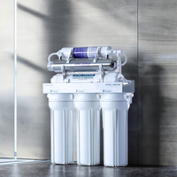 Usine personnalisée 75 GPD alcaline minérale UV osmose inverse système de Filtration de l'eau pour la maison Source d'alimentation électrique en plastique