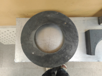 Plaque annulaire plate en carbure de silicium (90 % SiC) – Joint circulaire pour meubles de four, haute température, structure réfractaire, soudage, découpe