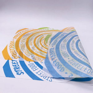 Safe Food Grade Custom Pattern <b>Paper</b> Envelopes Disposable Wrapping Sheets for Burger Sandwich - Product Image 3