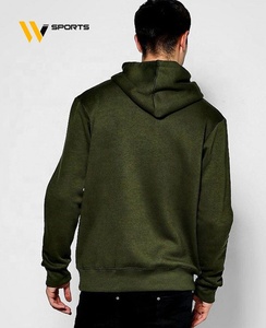 Sudadera con capucha de lana personalizada de alta calidad para hombre, ropa de calle de invierno, bordado, serigrafía, cremallera, talla grande sólida - Product Image 2