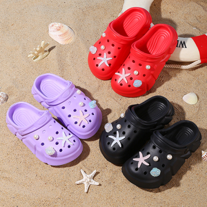 Çocuk takunya yaz erkek kız bahçe sandalet kapalı ayak düz topuk karikatür kaymaz yumuşak plaj çocuk tasarımcılar ayakkabı - Product Image 3