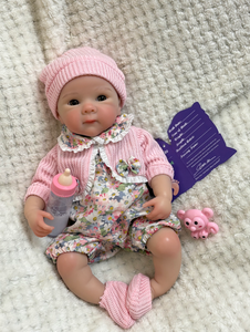 Poupée réaliste Vivienne Bettie de 13 pouces, nouveau-né, entièrement en silicone solide, jouet doux, lavable, pour filles de 2 ans et plus - Product Image 6