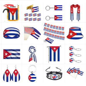 Accesorios Decorativos para la Fiesta del Día de la <span class=keywords><strong>Independencia</strong></span> de <span class=keywords><strong>Cuba</strong></span> 2026, Juego Completo de Recuerdos con la Bandera Nacional para Diversas Ocasiones - Product Image 1