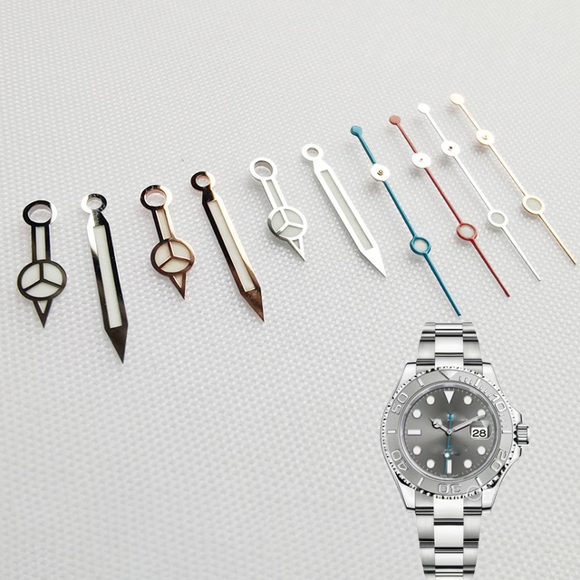 Blue Luminous  Watch Hands for RLX 116900 116622 116655 Fit 3135 Movement