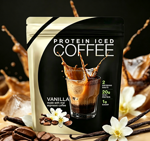 Café Instantáneo con Proteínas y Sabor a Avellana, Cafeinado, con Sabores a Frutas y Azúcar en Bolsa - Product Image 4