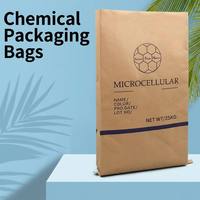 Sacs tissés épaissis (papier kraft et plastique) pour l'emballage d'aliments pour animaux de compagnie, matériau durable de qualité alimentaire avec fermeture éclair
