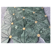 Marbre de couleur verte design maison marbre mosaïque intérieur luxe nature pierres mosaïque carrelage