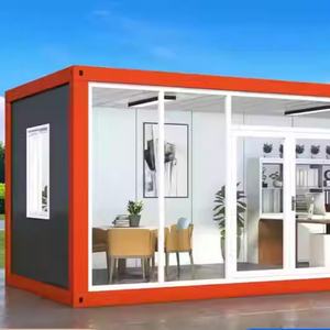 ตู้คอนเทนเนอร์เคลื่อนที่บ้านแบบบูรณาการบูธเหล็กน้ำหนักเบาสำเร็จรูปสำหรับบ้านโฮมสเตย์ - Product Image 2