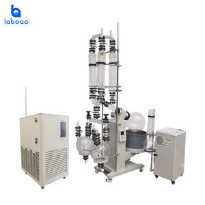 Evaporador Rotatorio al Vacío Industrial Laboao de 20L con Doble Condensador y Frascos Receptores en Venta - Product Image 5