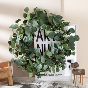 Guirlande artificielle d'eucalyptus CallaFloral verte de 18 pouces, décoration de mariage, fournitures artisanales - Product Image 2