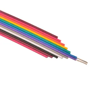 Draht elektrisch XINYA 20 awg Draht Zertifizierte flache PVC-isolierte Verbindung UL2476 Regenbogen band draht