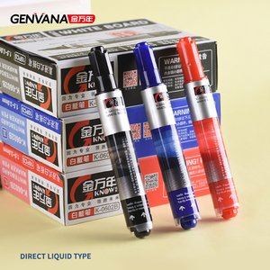 Marqueurs effaçables à <span class=keywords><strong>sec</strong></span> GENVANA en gros, faible odeur, encre liquide grande capacité, pointe en fibre de 3,0 mm - Product Image 1