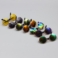 Accessoires de poupée Joyfull Fantasy Series 17CM 18 pouces, lunettes en métal de 7 cm de large et lunettes de soleil à film coloré, échelle 1:12