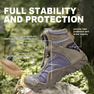Hanagal OBM ODM, fabrication sur mesure en gros <span class=keywords><strong>de</strong></span> chaussures <span class=keywords><strong>de</strong></span> chasse imperméables à laçage rapide, bottes <span class=keywords><strong>de</strong></span> <span class=keywords><strong>randonnée</strong></span> - Product Image 3