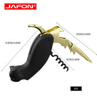 Ouvre-bouteille professionnel en acier inoxydable 304 en forme de chat, durable, pour sommeliers, tire-bouchon DM003 JAFON