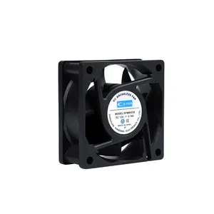 Cooling Fan 12 Volt High Air Flow Low Noise 6025 Fan Exhaust 60mm 12 Volt Brushless Dc Axial Cooling Fan