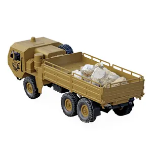 Harga Bagus untuk Jjrc Terbaru Q75 1/16 Mainan 6Wd Rc Truk Militer 6 Roda 2.4G 6Wd Rc Truk Tentara