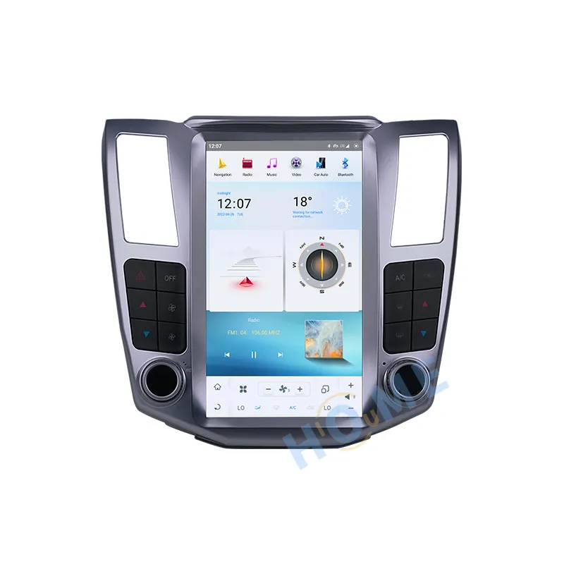 Qualcomm Android 11 Dọc Tesla Màn Hình Xe Đa Phương Tiện Máy Nghe Nhạc Cho Lexus Rx Rx300 2004-2008 Carplay Autoradio GPS Navigation