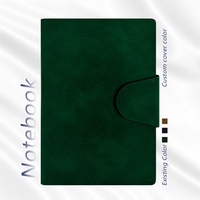 Carnet de notes A5 à couverture rigide, logo personnalisé en relief, reliure cousue, ensemble cadeau d'entreprise en cuir 2027, exécutif