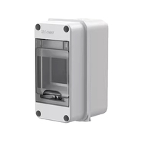 Boîtier de disjoncteur électrique étanche IP65 série HT 8 voies pour borne de recharge extérieure de véhicules électriques et système de stockage d'énergie solaire