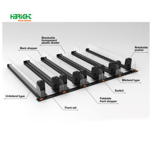 Hibright-Estante de rodillo de gravedad flexible, resistencia a bajas temperaturas, Enfriador de bebidas - Product Image 4